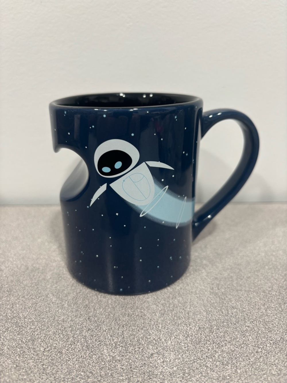 EVE Space Robot Navy Ceramic Mug Disney Pixar